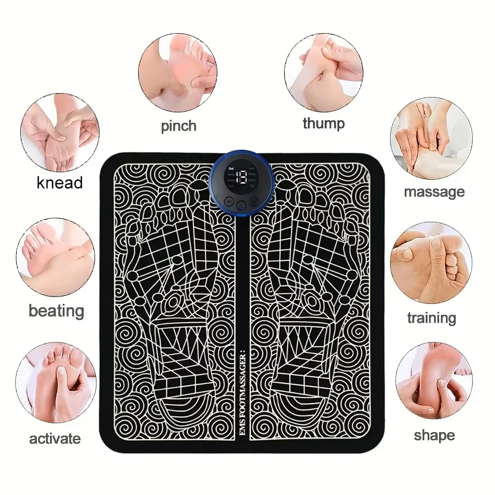 Electric Foot Massager Pad Muscle Massage Relaxation Trainer For Massage Fitness Outdoor Sport Home Family Relax image 5