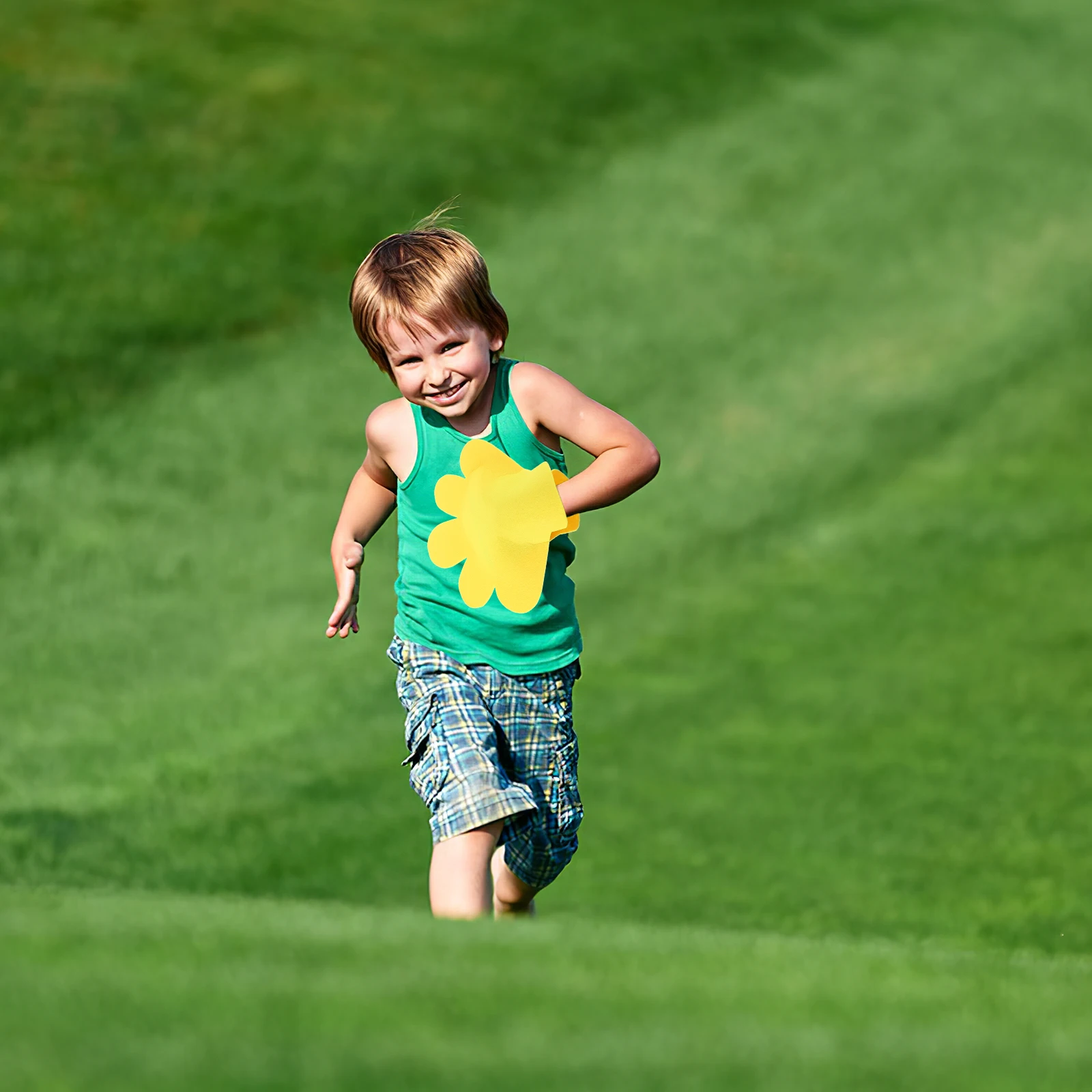 

2Pcs Colorful Five Finger Flower Gloves Cheerleading Hand Props for Kids Toddlers Sport Party Kindergarten Dress