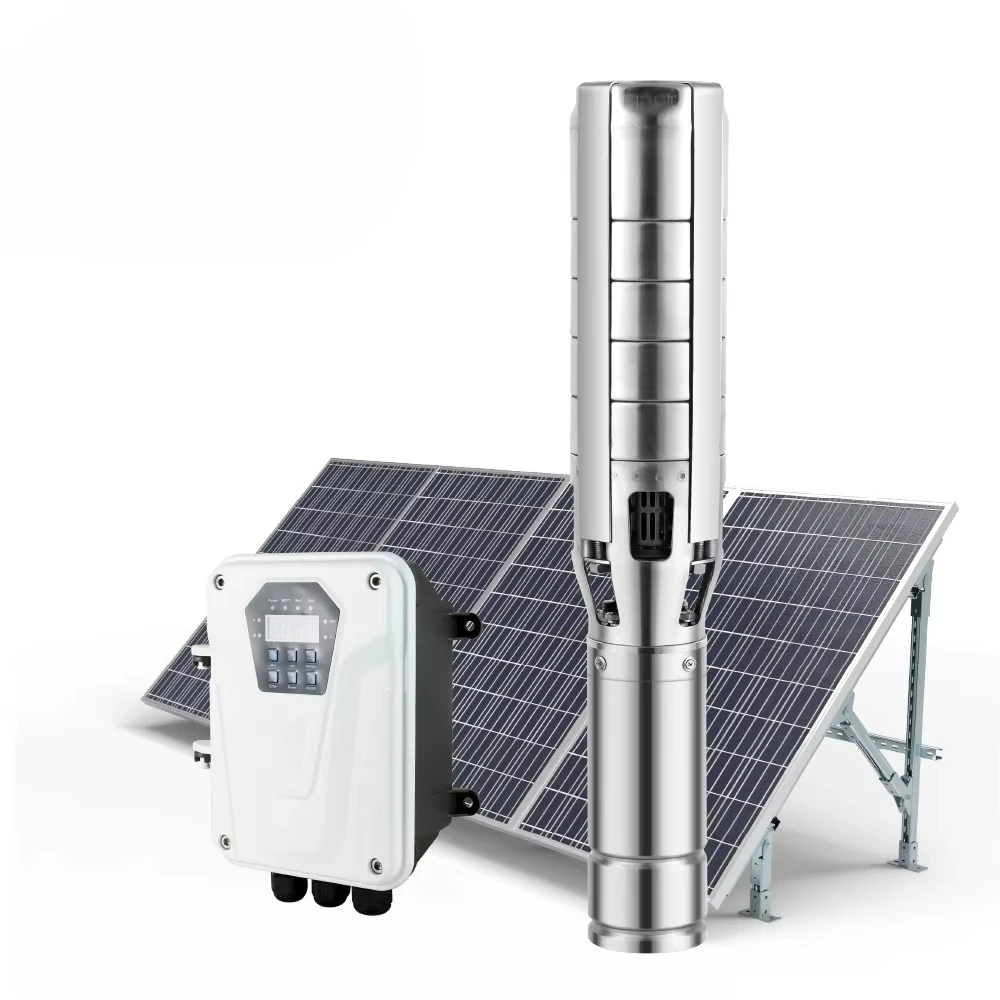 

Zri 6 Inch Solar Water Pump With 304 Stainless Steel Impeller Submersible Solar Powered Irrigation System China Manufacturer