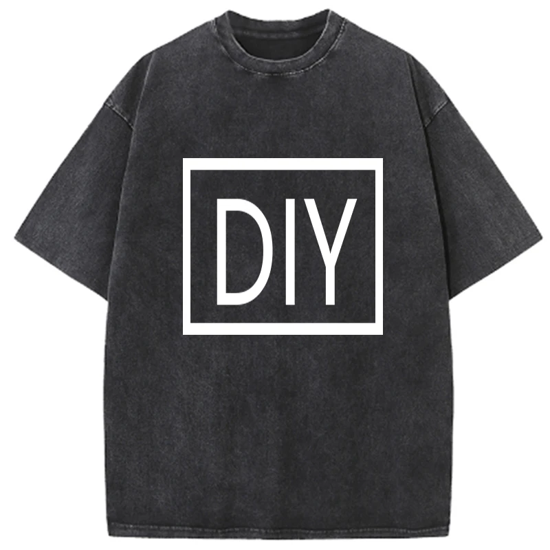 Customized Men's Washed Vintage T-Shirt, Suitable for Team Gatherings, Gym Workouts. Made of Cotton Fabric. image 5