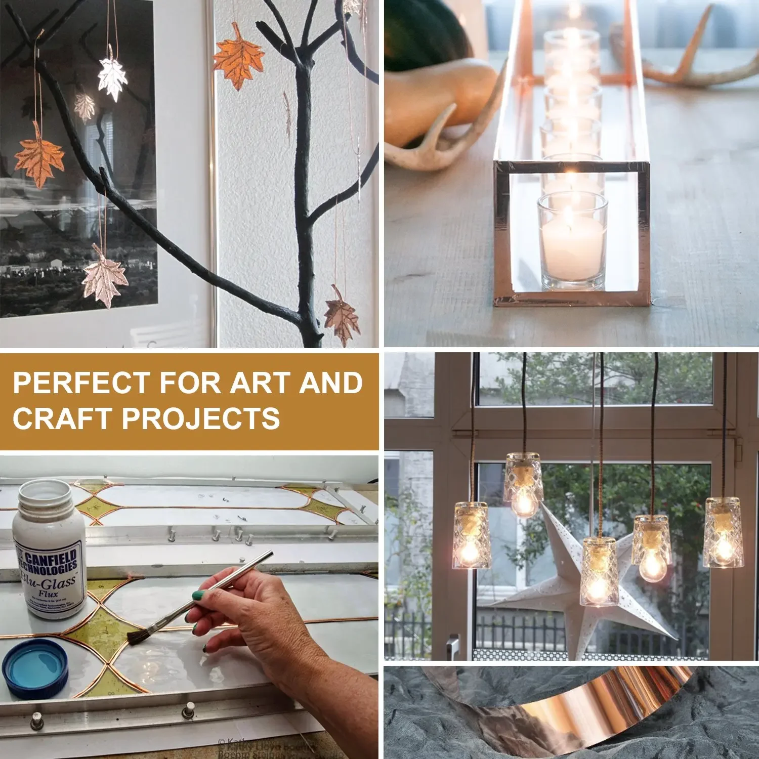 شريط من رقائق النحاس مع جيتار لاصق موصل وشريط حماية EMI، الحرف اليدوية، الإصلاح الكهربائي، التأريض، شريط التدريع.