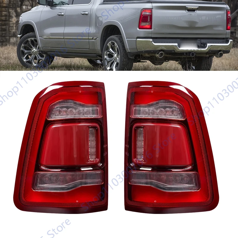 Rear Tail Light Brake Lamp For Dodge Ram 1500 2019 2020 2021 Turn Signal Indicator Warning Light Tail Lamp 55112990AC 55112991AC