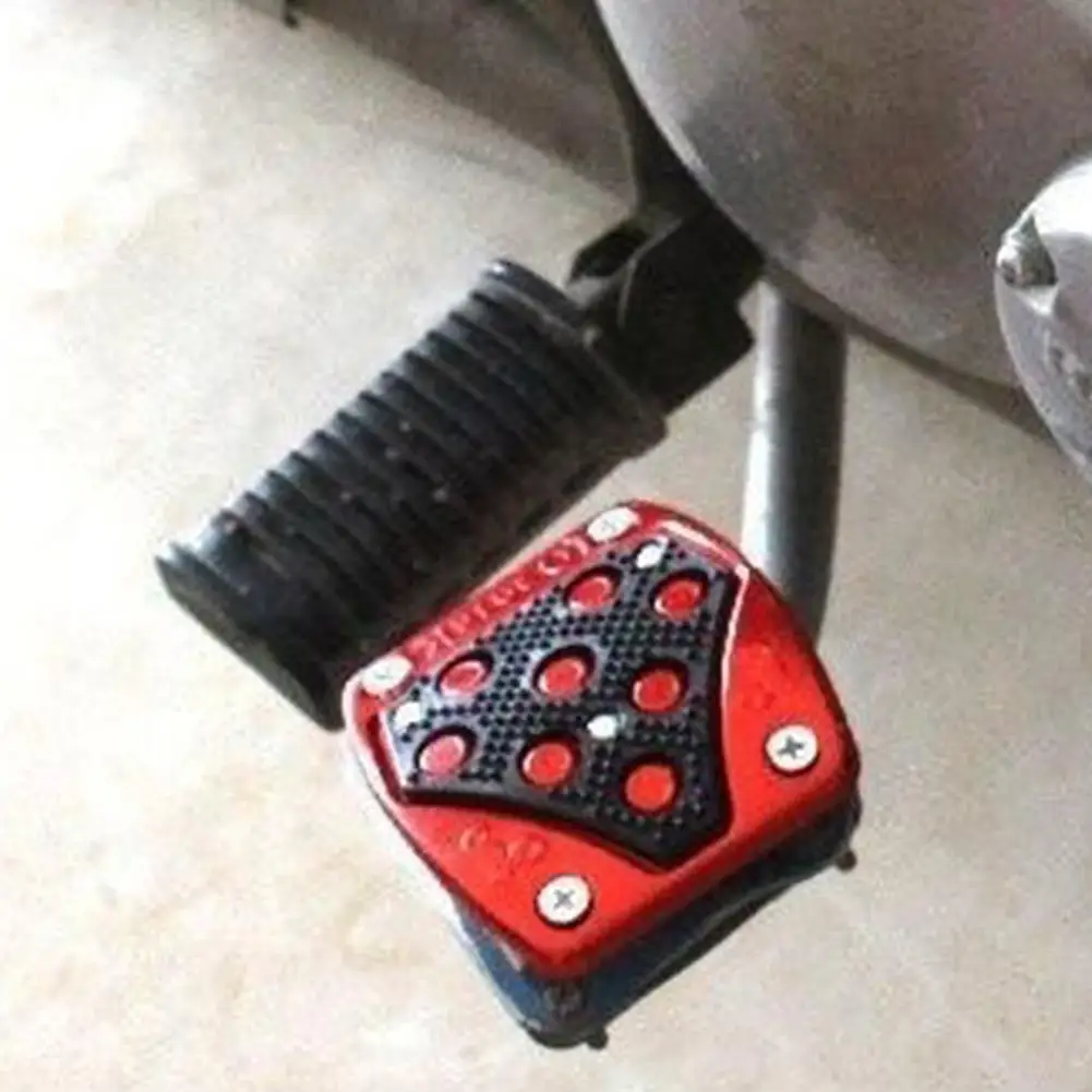 Multicolor Aluminum Alloy Motorcycle Brake Foot Peg Universal Non‑Slip Brake Pedal Cover Anti‑Slip Foot Rest Protector