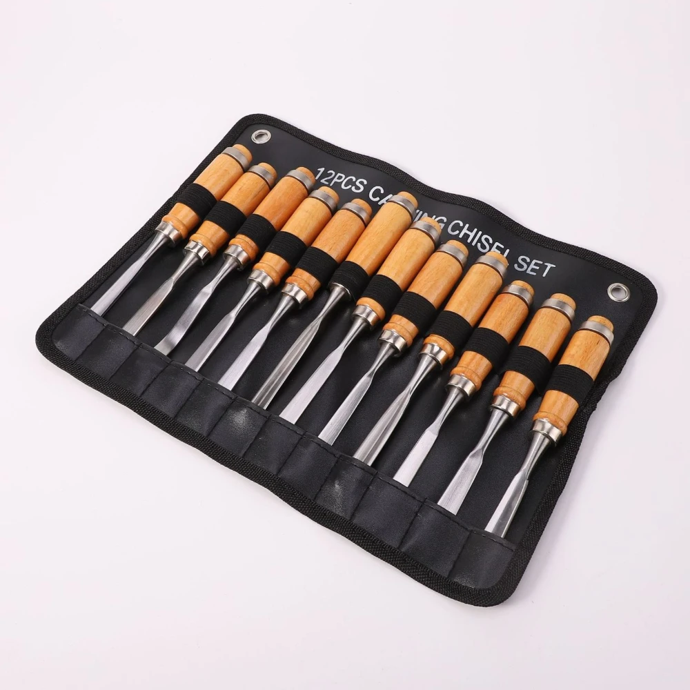 Wood Carving Hand Chisel Set Woodworking Professional Lathe Gouges Tools Hand Chisels Carving Tools Wood Carving Chisels