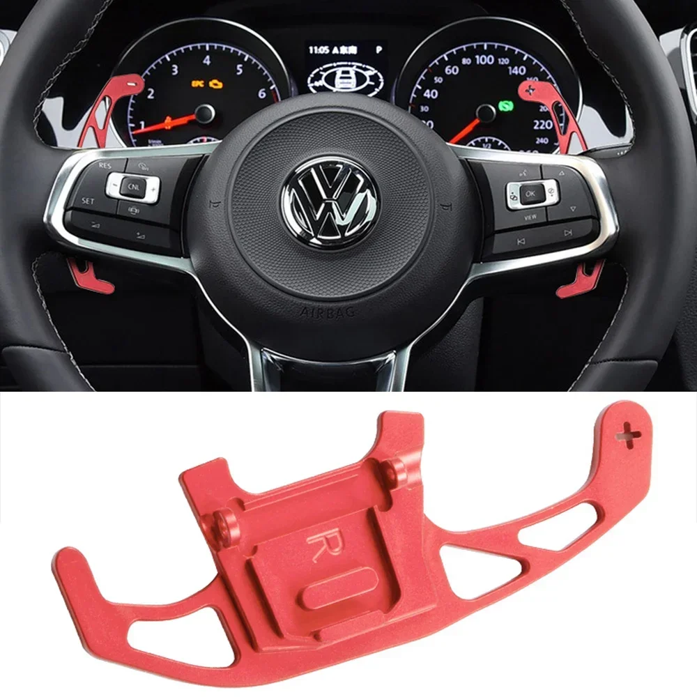 

For VW Volkswagen Golf7 POLO GTI R Rline GTE GTD MK7 Car Steering Wheel Replace Shift Paddles DSG extension shifters Accessories