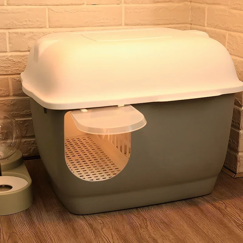 Covered Closed Sandbox Cat Toilet Convenient Self-cleaning Cat Litter Box AccessoriesSupplies