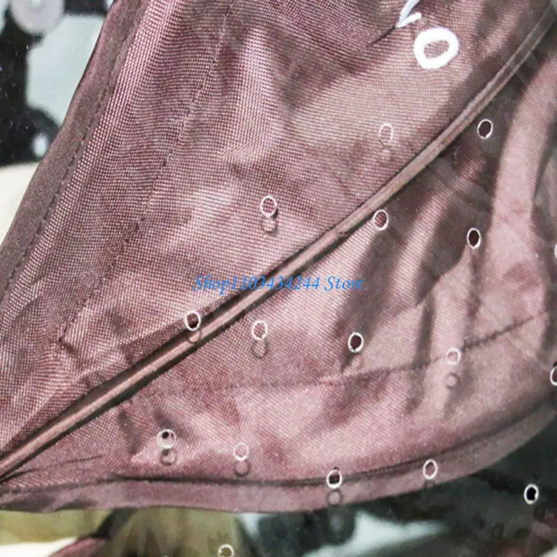 

G2TC Baby Pushchs Rain Cover Infant Stroller Raincoat for Twins Clear Stroller Raincoat Wind Dust Shield Stroller Accessories