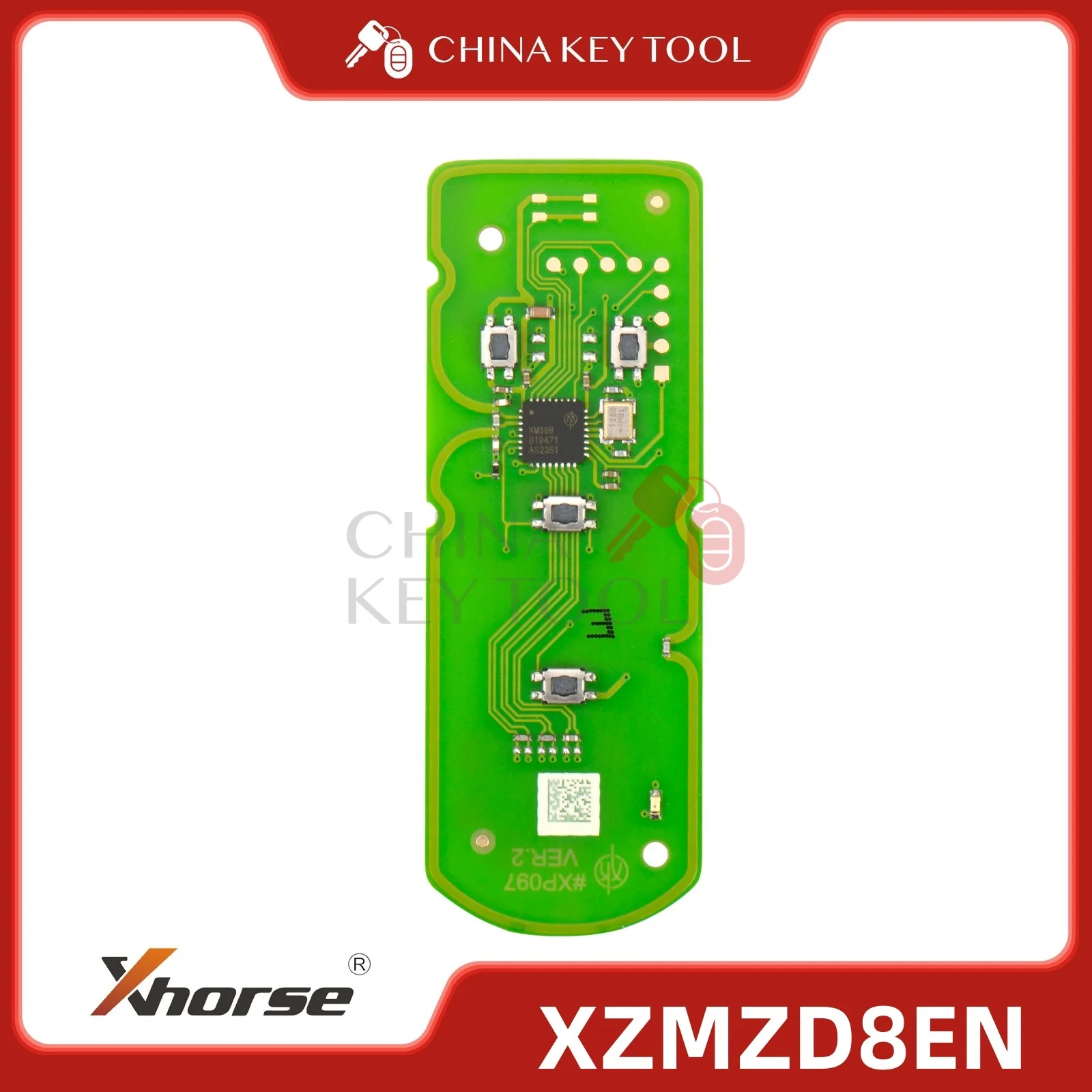 

Xhorse XZMZD8EN Special PCB Board Exclusively for Mazda Models 4 Buttons 5pcs/lot
