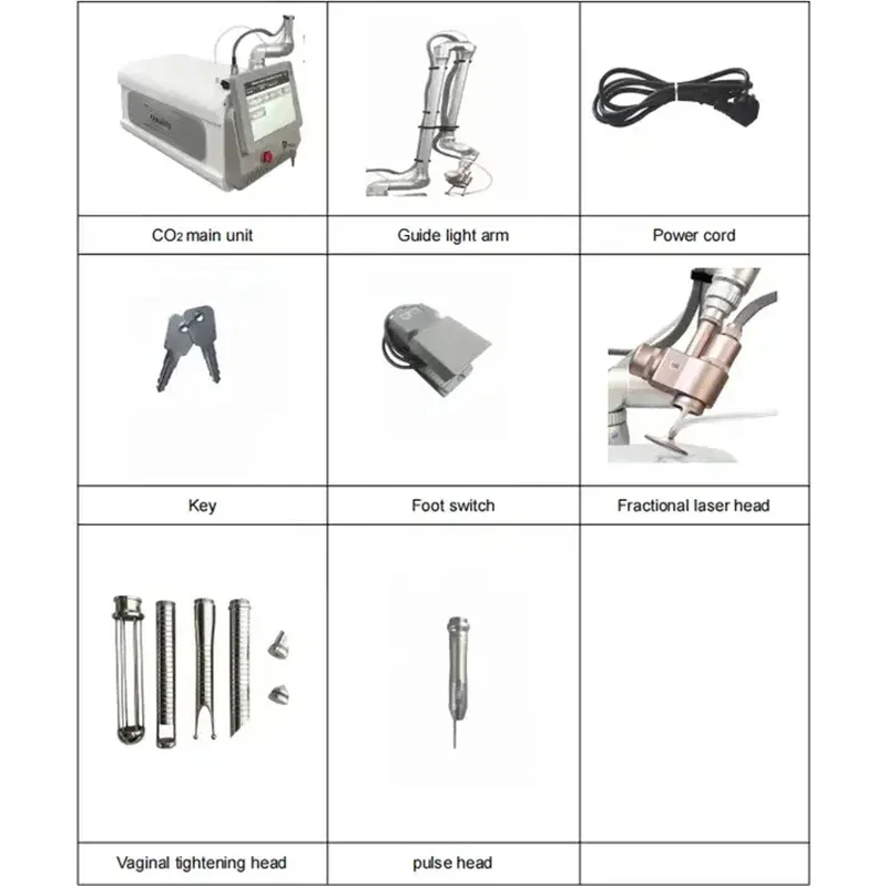 Portable Painless Co2 Fractional lasar Scar Removal Machine for skim Rejuvenation Wrinkle Remover and Pigment Remove