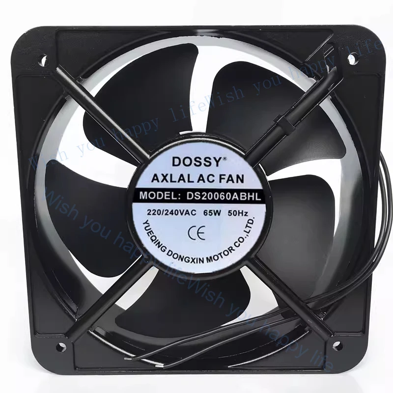 

V+ 1 шт. для DOSSY DS20060ABHL AC220V-240V 65W 50Hz 2-проводной вентилятор охлаждения