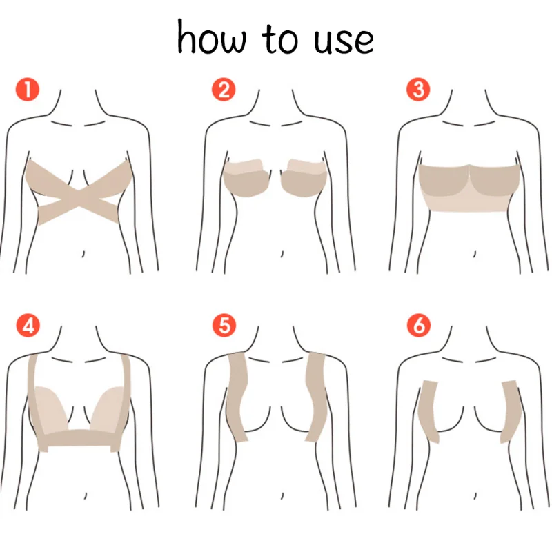 Cinta transparente para levantamiento de senos de 5/10M, cintas adhesivas invisibles para sujetador de realce, cinta para levantar senos y pechos, pétalos de pecho