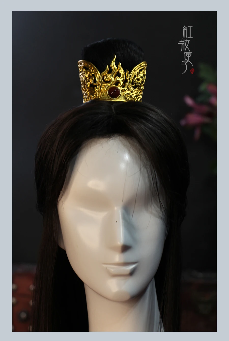 2024 Dragon Chinese Ancient hanfu Hair Crowns For men and Women hair crowns hairpins accessories for men\'s daily silver headdres