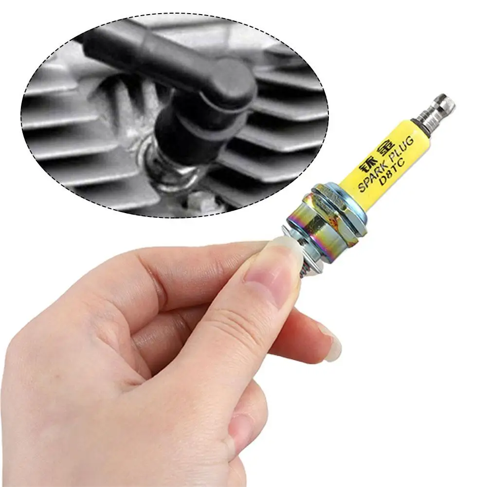 

Иридиевая свеча зажигания мотоцикла D8TC для вертикального двигателя серии CG 125cc 150cc 200cc 250cc Высокопроизводительная свеча зажигания