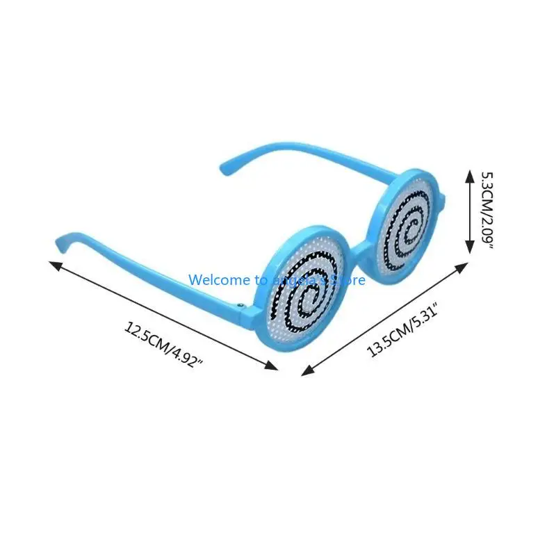 X4YC Magische Destroyers Kostuum voor Kinderen Volwassenen Otaku Bril Nieuwigheid Grappige Bril voor Halloween Cosplays,