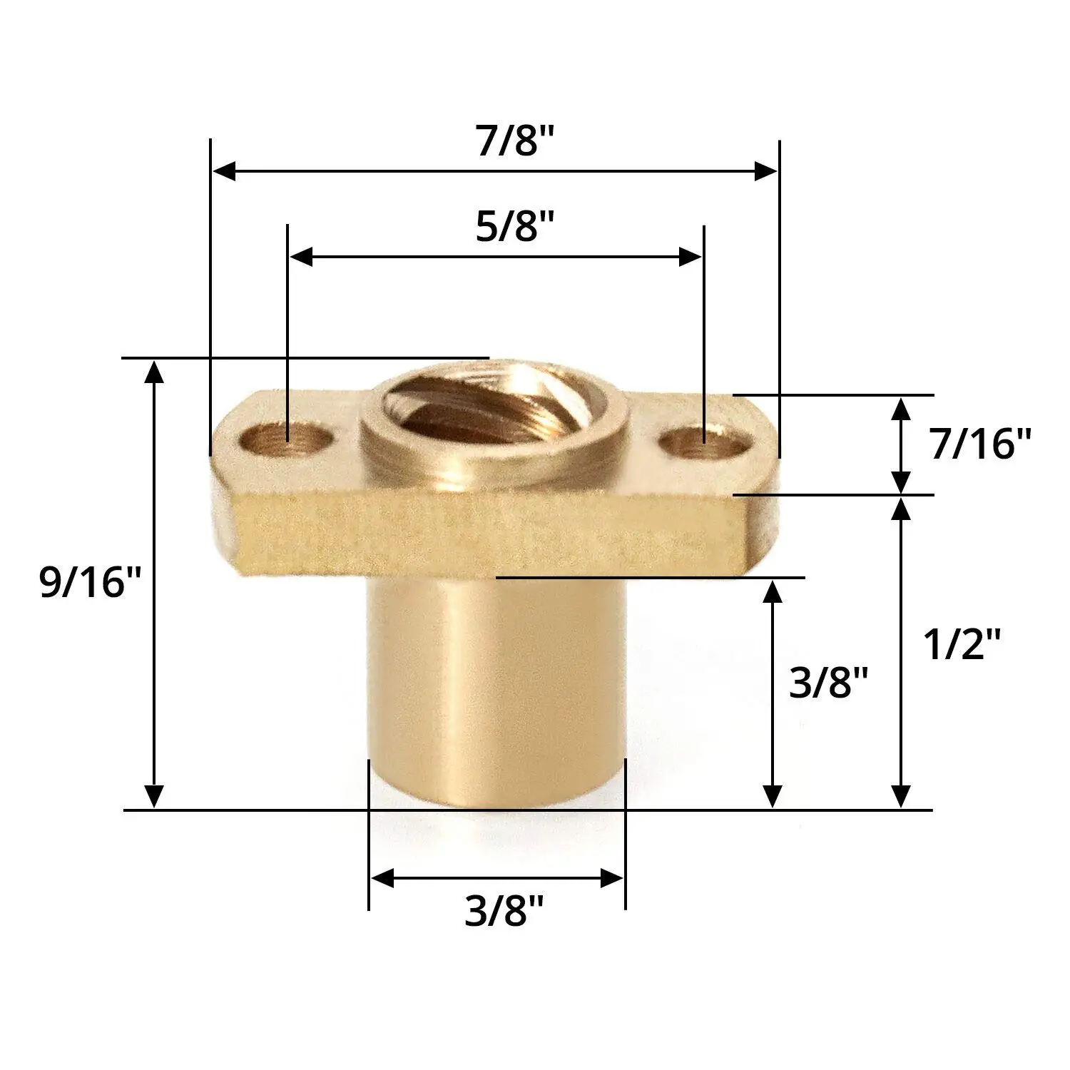 1pc T8 śruba pociągowa nakrętka kołnierzowa mosiężna nakrętka Pitch 2mm ołów 2mm/8mm trapezowe nakrętki śrubowe silnika śruba pociągowa do części