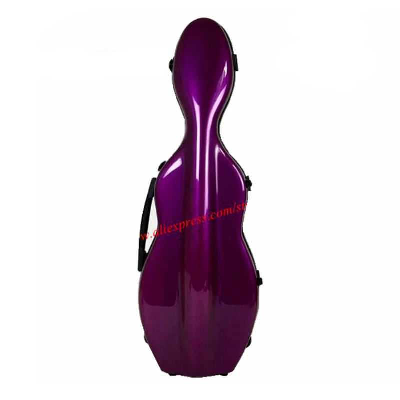 

purple violin case Fiberglass FRP 4/4 violin box bag stoving varnish Waterproof shockproof Portable Backpack Fashion color