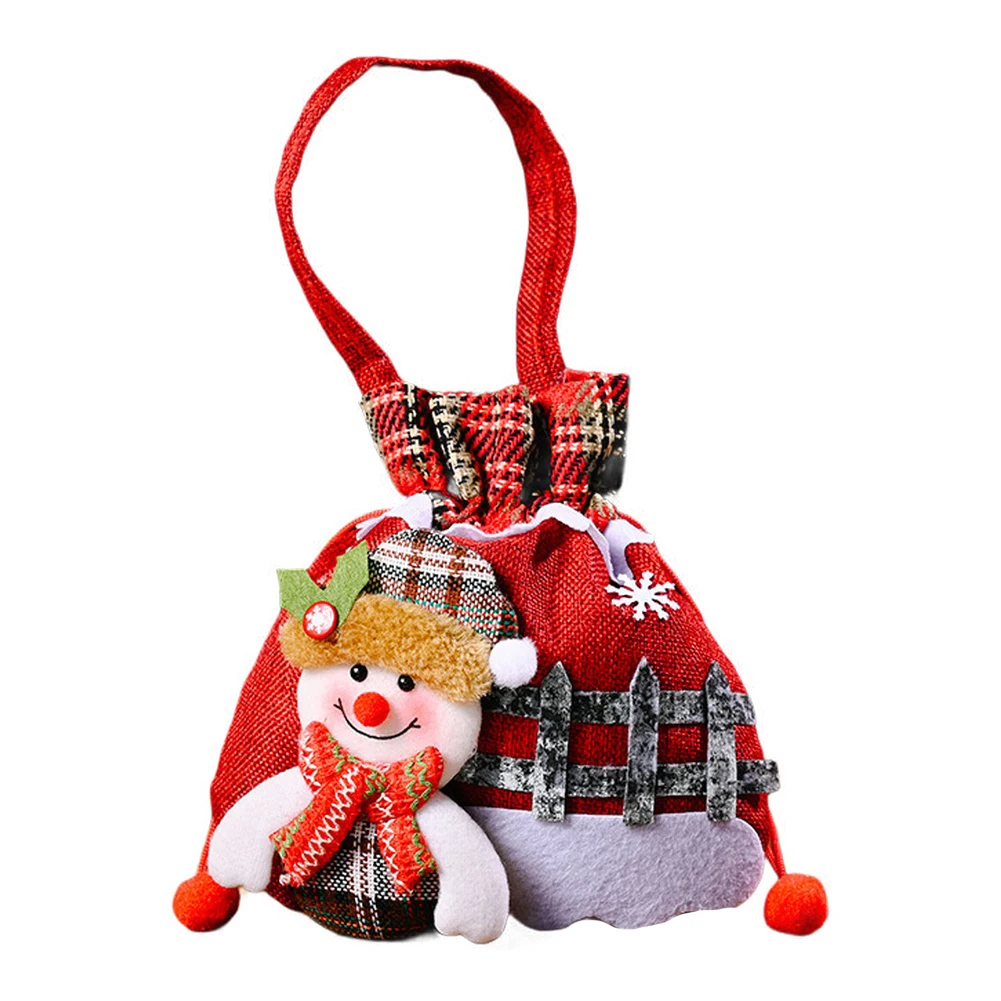 أكياس حلوى مزخرفة لعلاجات عيد الميلاد وحقائب احتفالات عيد الميلاد وحقائب هدايا عيد الميلاد المزخرفة للحفلات