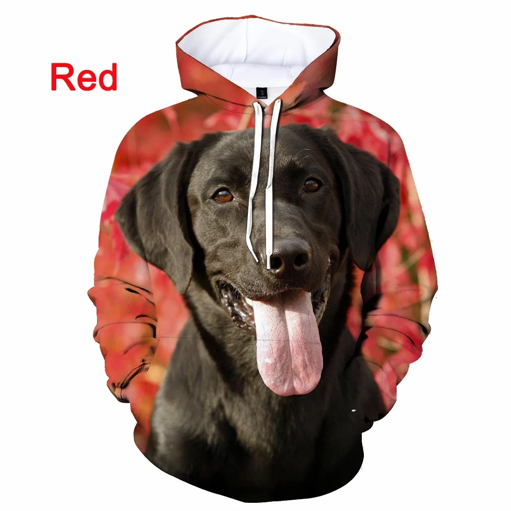 Newest Labrador Retriever 3D Hoodie Personality Fashion Pet Dog Men Women Fun Casual Hip-hop Pullover Hoodie