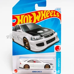 2024G Original Hot Wheels Car Honda Civic Si Toys for Boys 1/64 Diecast Metal Vehicle Model Brinquedos J-IMPORTS Birthday Gift