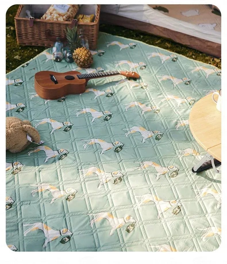 Naturehike Picknickdecke, Reise-Outdoor-Decke, bedruckt, wasserdicht, Campingdecke, große Picknickdecke für Parks mit Tragegriff für den Strand – Detail 19