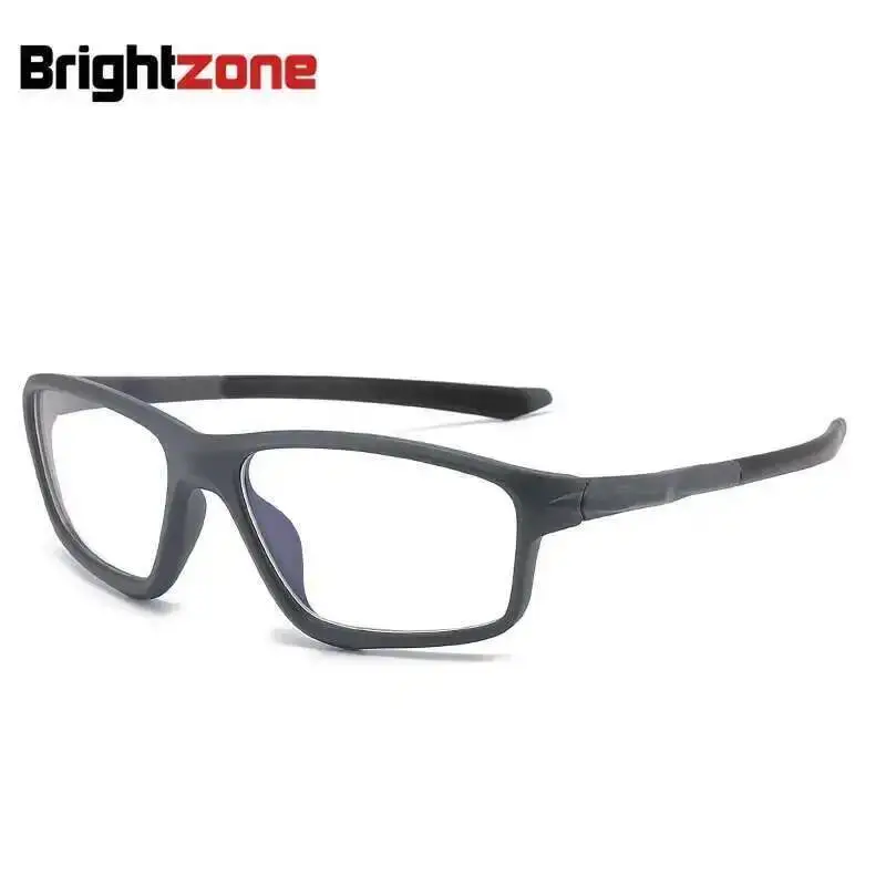 New TR90 Square Plano Lens Fashion Sports Men's Prescription Glasses Spectacle Frame Myopia Hyperopia Direct Selling Eyeglasses