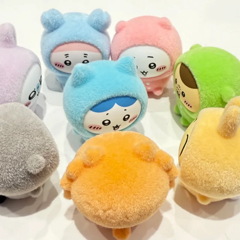 Chiikawa pijama fiesta asientos serie Miniso nueva caja ciega hecho a mano ordenador adorno de escritorio lindo regalo en Stock