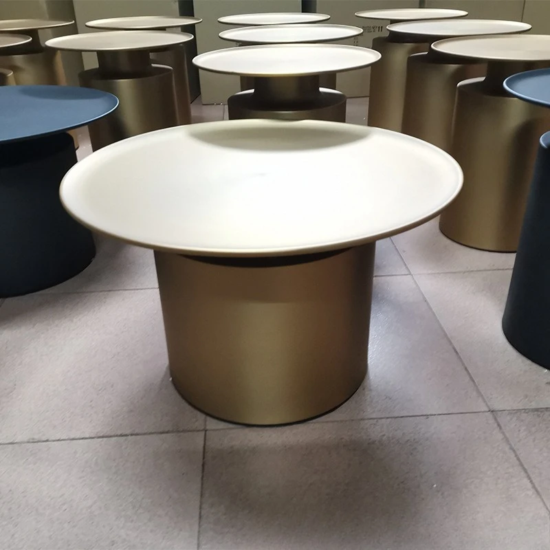 Móveis simples e modernos de estilo, mesa de centro redonda para sala de estar
