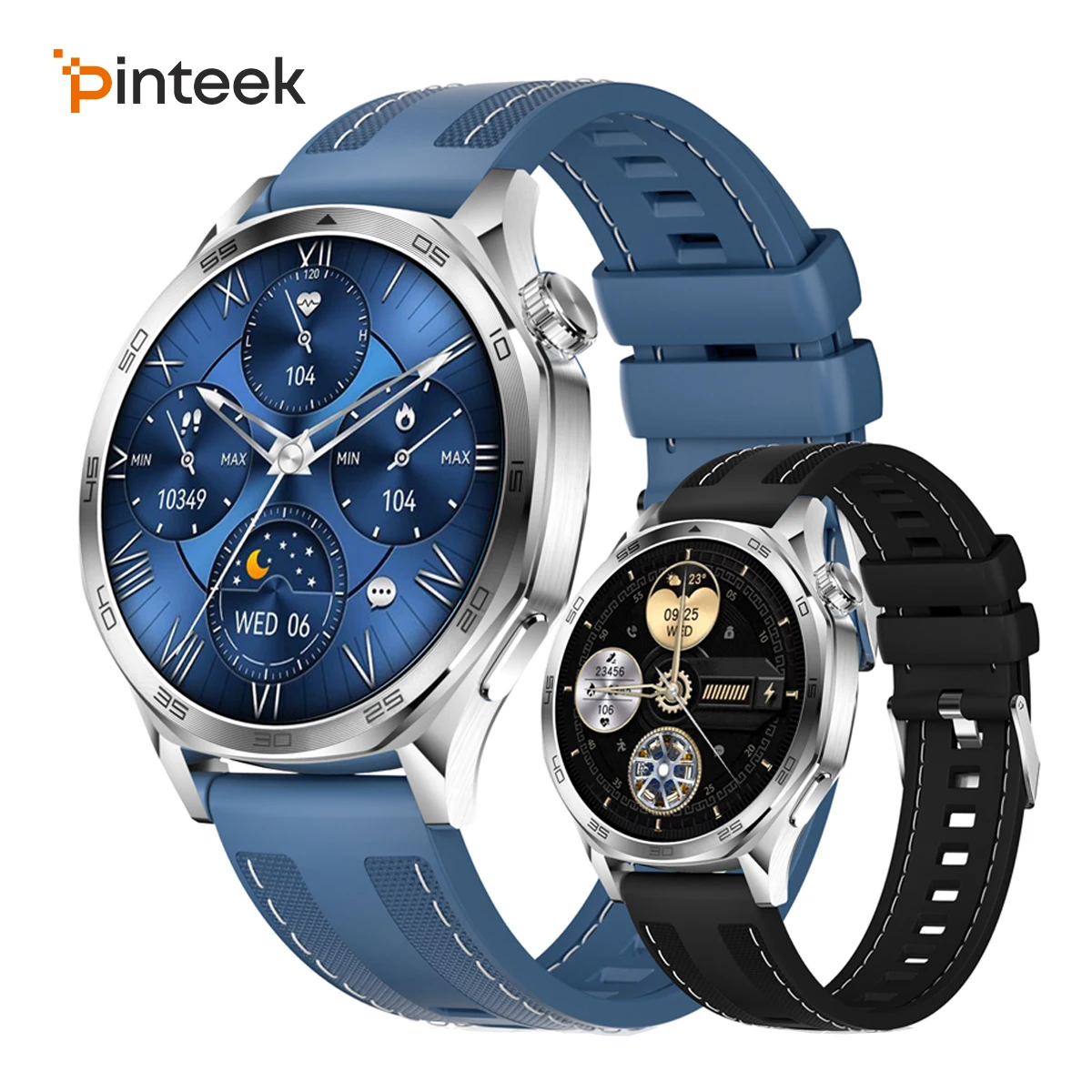 

AURAFIT Smartwatch AM29: Bluetooth Calls, 1ATM Waterproof, Heart Rate and Sleep Monitor, 123+ Sports Modes, With 2 watch band