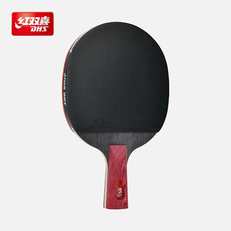 

Ракетки для настольного тенниса DHS, профессиональные двухсторонние ураганные семислойные из чистого дерева, серия Star Diamond