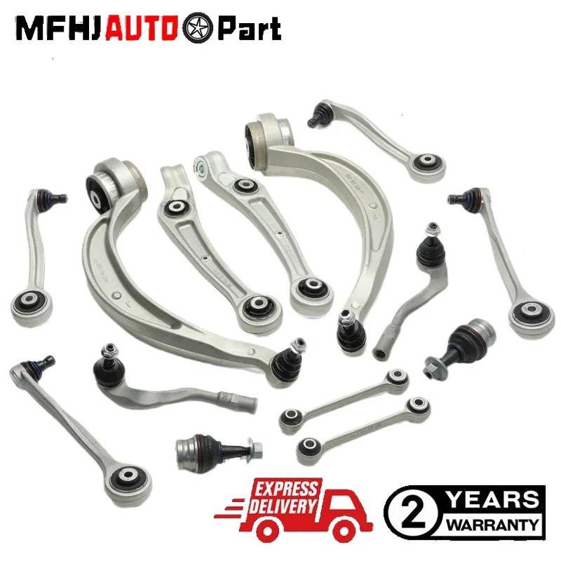 

14x Control Arm Ball Joint Sway Bar Link Tie Rod End for Audi A4 2009-2010 S4 S5 8K0422817B, 8K0422818B 8KD407506, 8K0407509A