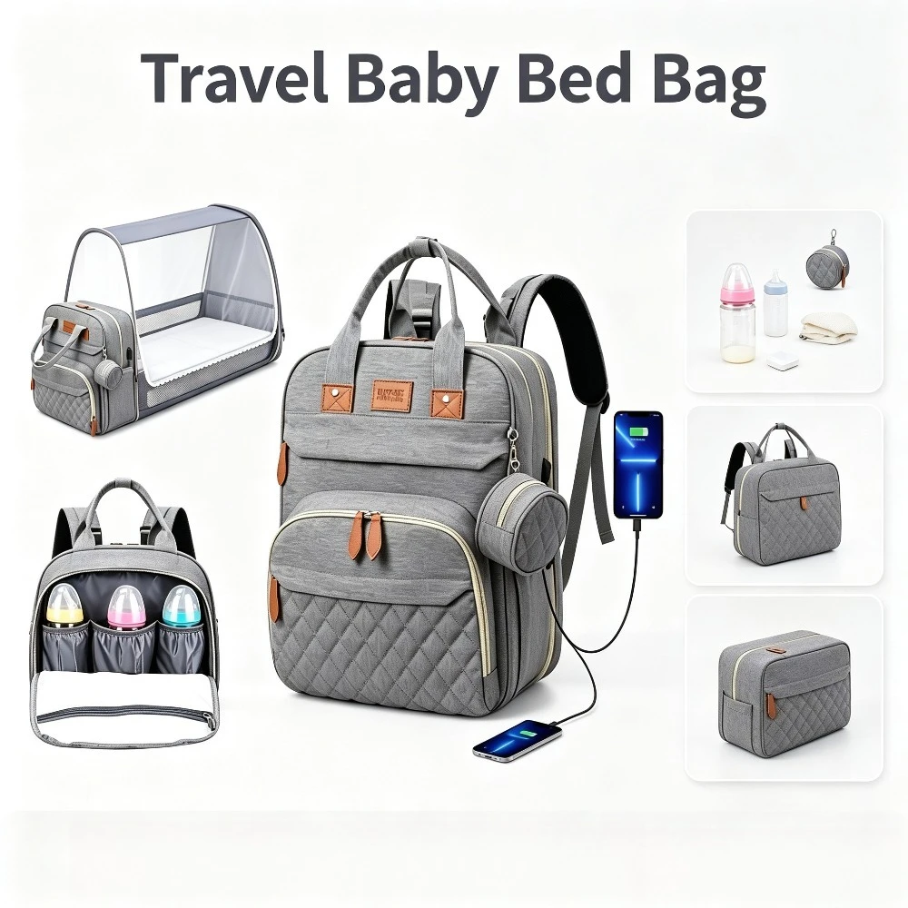 3-in-1-diaper-bag-backpack-foldable-baby-bed-waterproof-travel-maternity-bag-usb-charging-design-changing-station