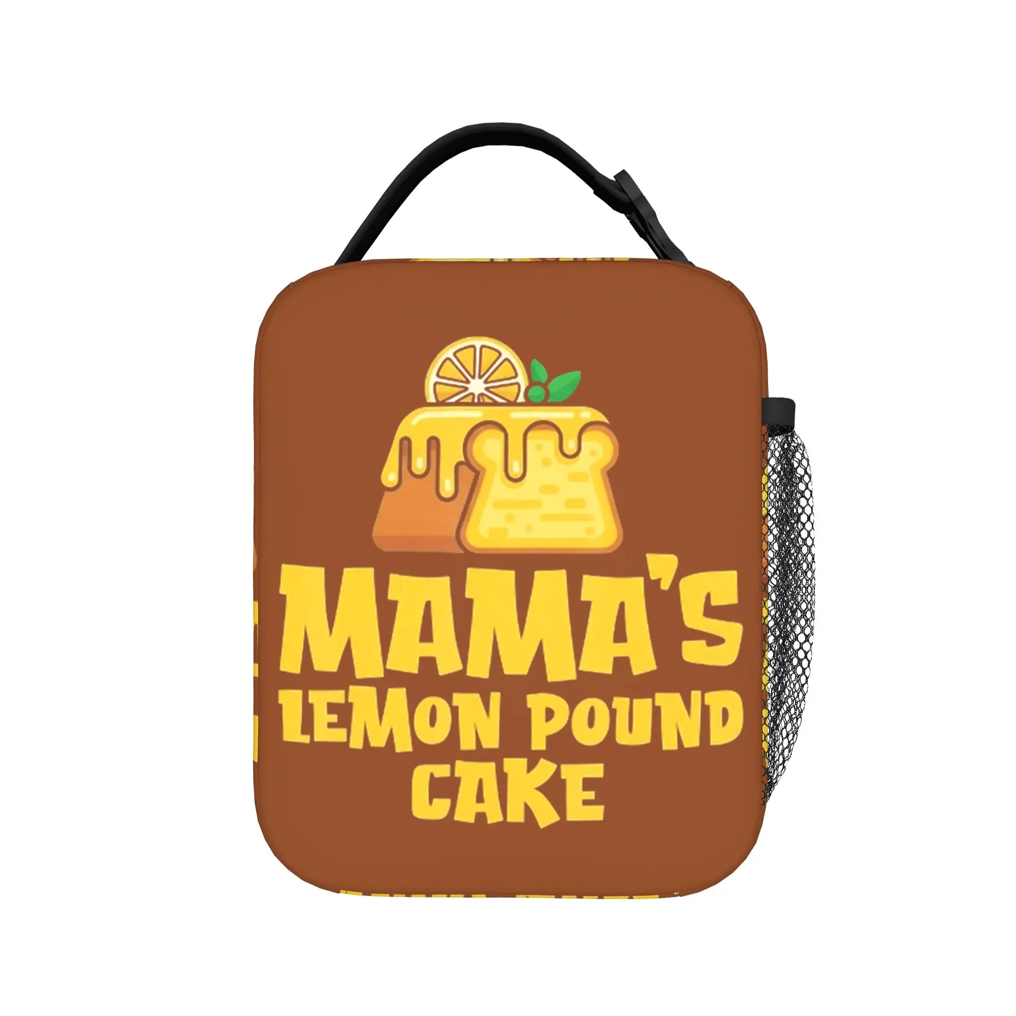 

Сумка для обеда Lemon Pound Cake, дорожная сумка для обеда для девочек, забавная дизайнерская термосумка для обеда, портативная сумка-холодильник из оксфордской ткани