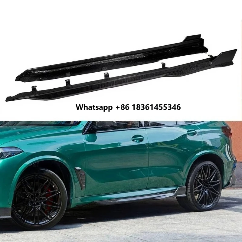

for X5 G05 X5M F95 Bumper Type New Prepreg Carbon Fiber Side Skirt 2023+
