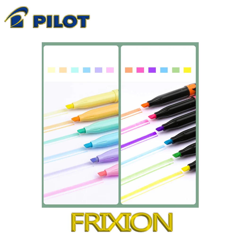 

Набор из 6/12 маркеров Pilot FRIXION Erasable Pastel (Япония) для рисования и граффити, пастельные цвета, канцелярские товары для школы и творчества