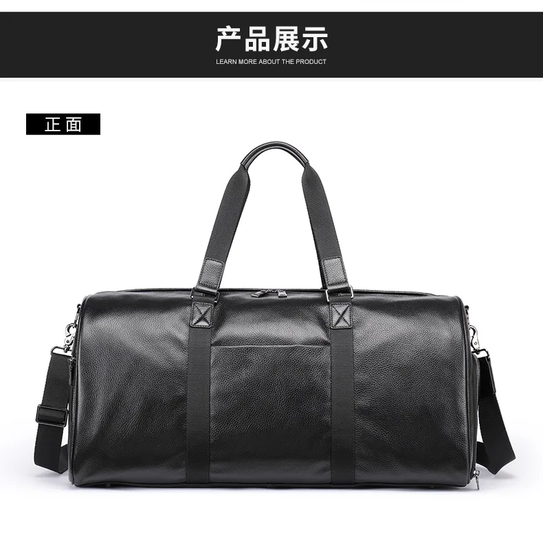 

Дорожная сумка большой вместимости, сумка-тоут для спортзала с несколькими отделениями и регулируемыми лямками, идеально подходит для выходных, отдыха в тренажерном зале.