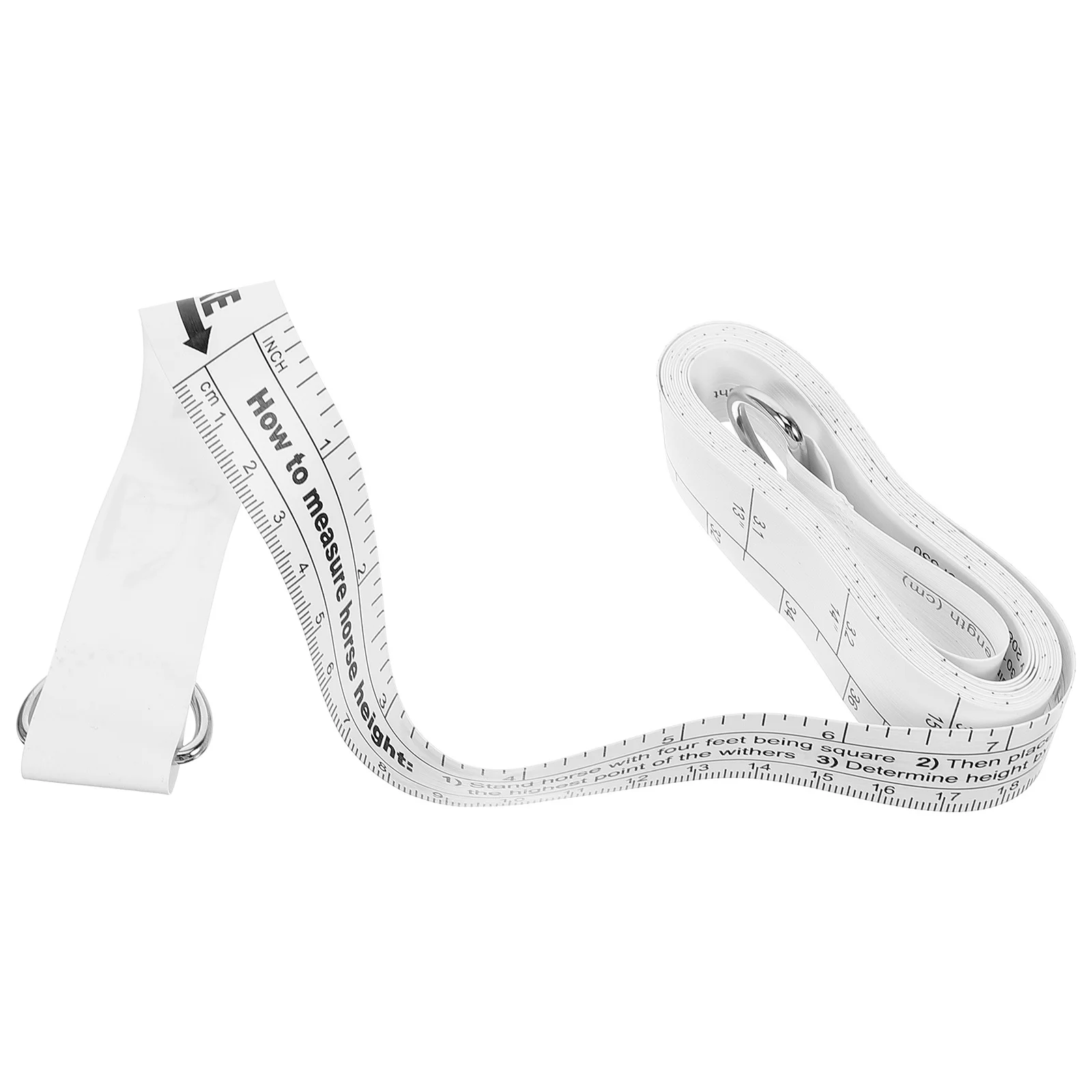 Horse Tape Measure 60 Inch Portable Livestock Measuring Tool For Animal Weight Bust Height Farm Use Soft Pvc Reusable