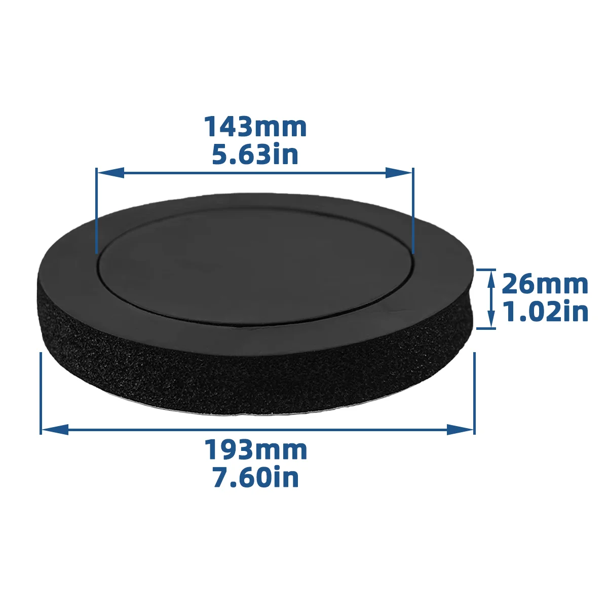 1/2/4pcs Car Speaker Soundproof Ring Foam Soundproof Pad Soundproof Cotton Speaker Bass Ring Car Accessories