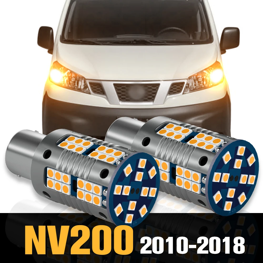 

2pcs Canbus LED Turn Signal Light Lamp Accessories For Nissan NV200 2010 2011 2012 2013 2014 2015 2016 2017 2018