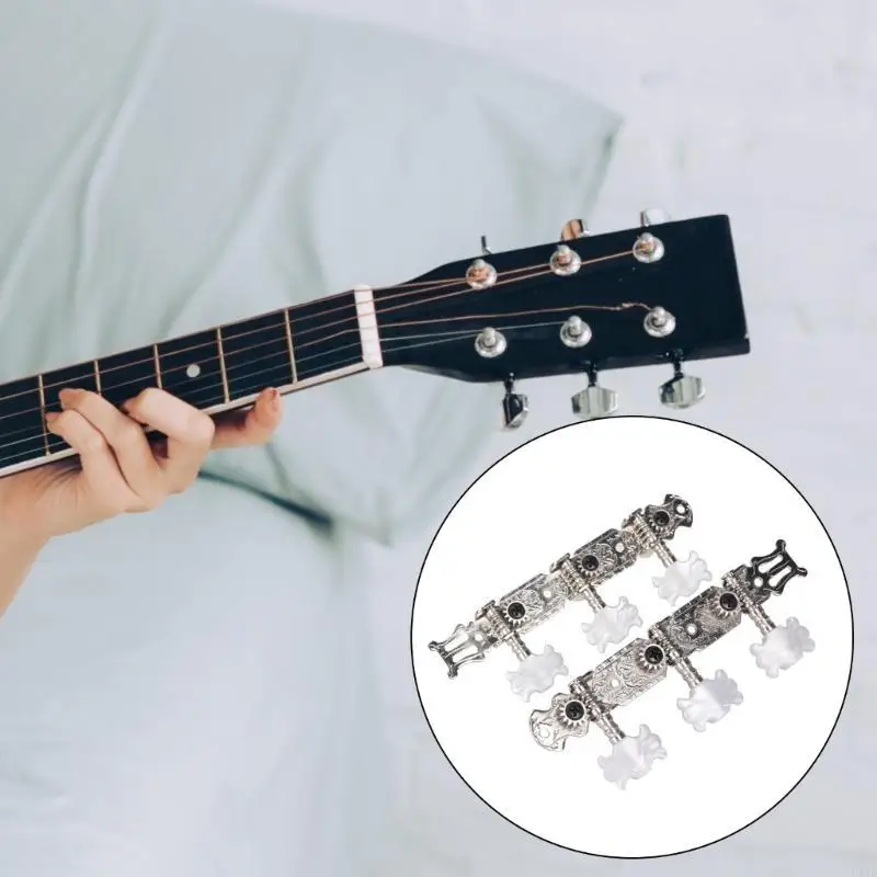 Vintage Classical Guitar Machine Head Tuners Left Right Hand Guitar Tunings Pegs Key for Acoustics Guitar Part view 6