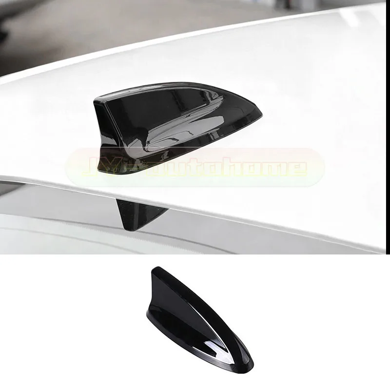 Black Roof Shark Fin Roof Antenna Cover Trim For Honda Civic 11th 2022 2023 2024 2025 2026 Auto Roof Decorative Aerial Antenna Accessories