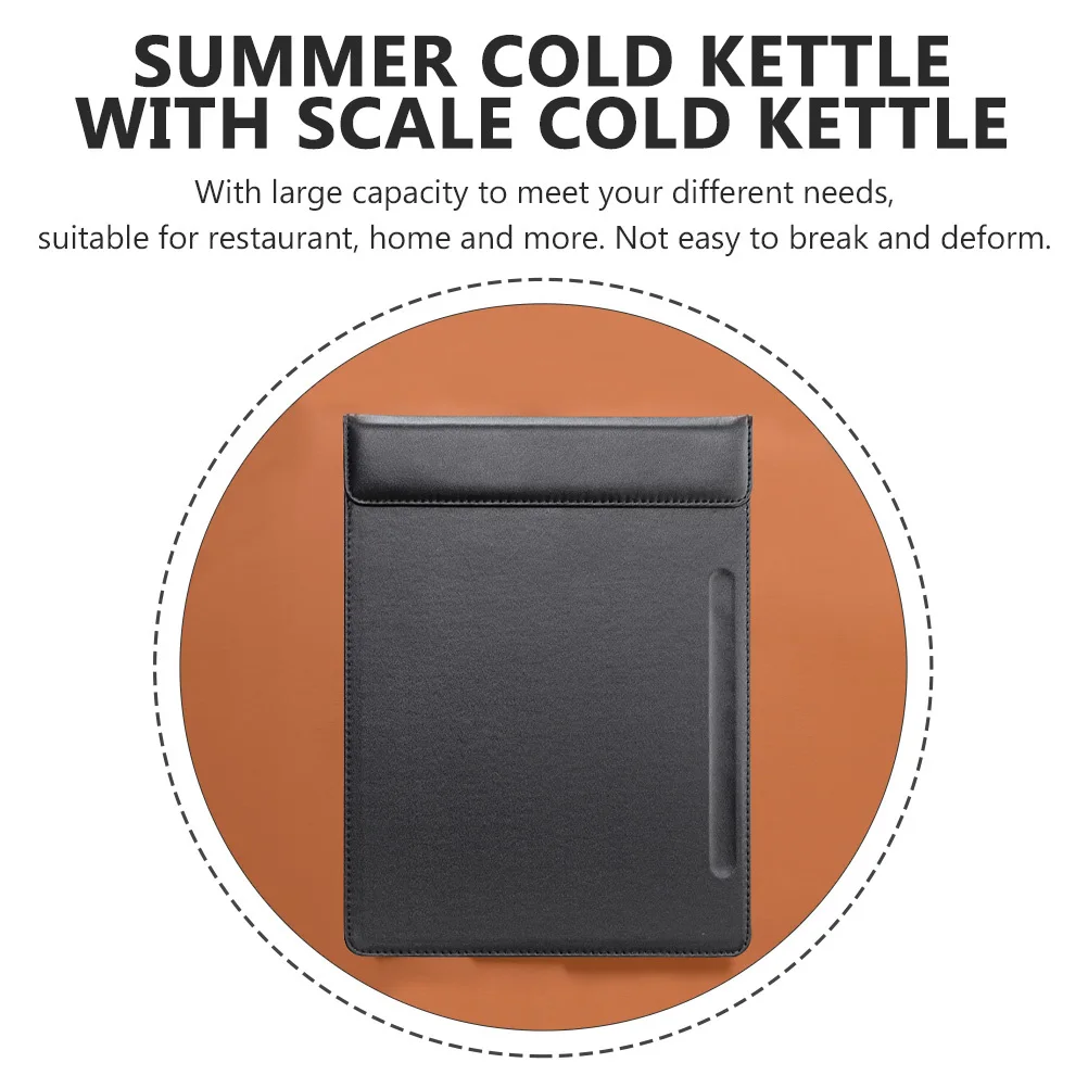 

Versatile PU Magnetic Clipboard with Built-in Pen Holder Multi-Functional Writing Board for Office School Document Organization