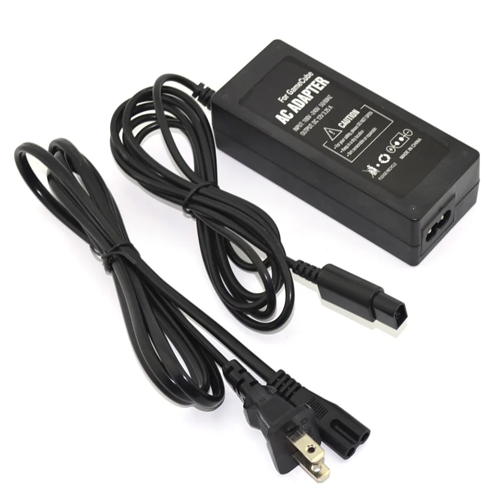 

for NGC Game Console Charger Cable EU USA Plug Power Supply Cord for Nintendo Game Cube Game Controller Charging Line Adapter