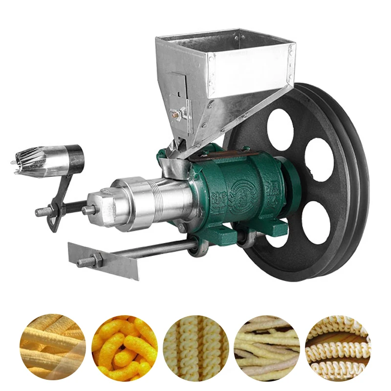 

Puffed Food Extruder 14 Use Multi-function Grains Extruder Corn Bulking Machine Solid Crispy Popper Food Extruding Equipment