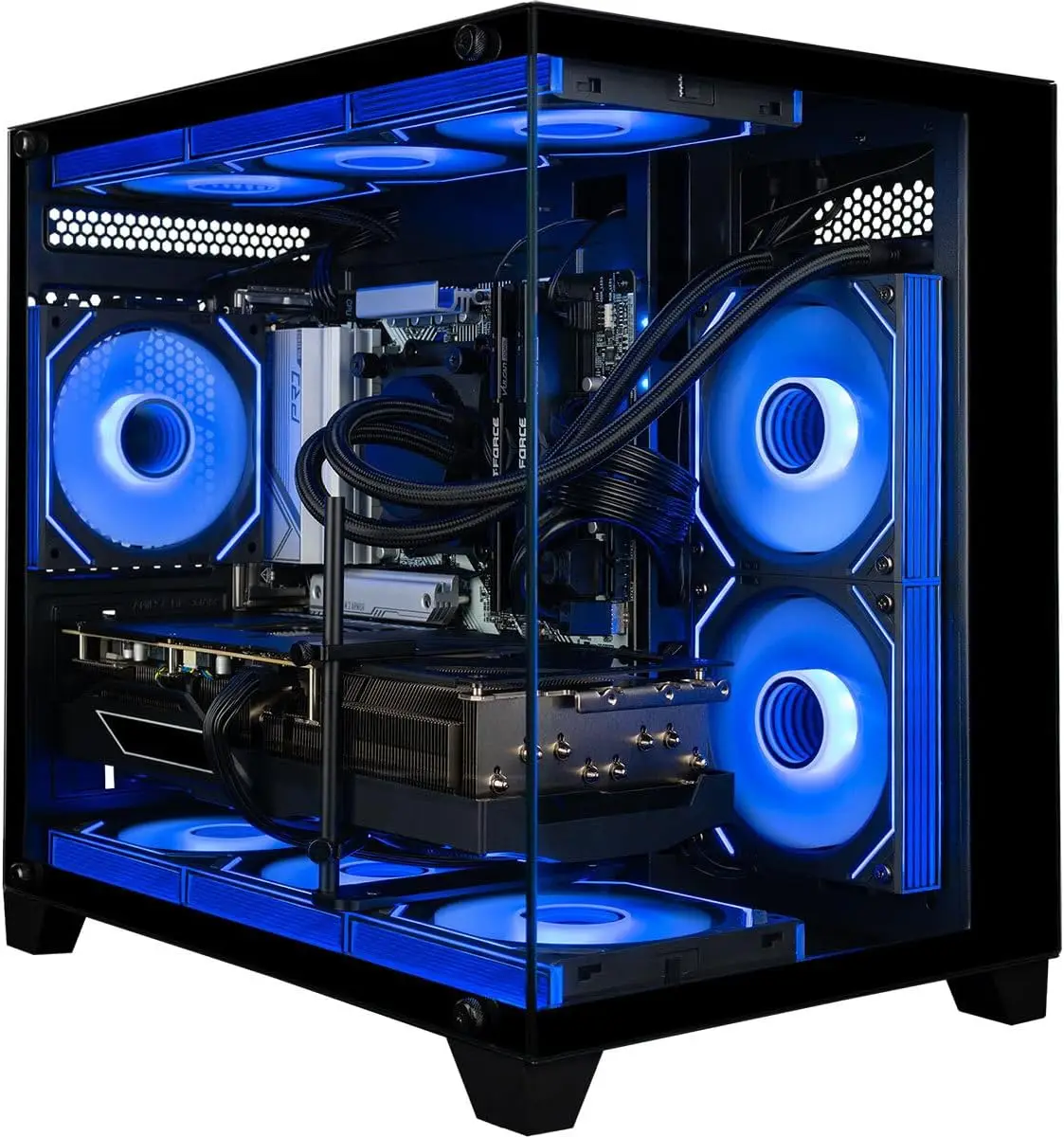 Panorama RTX 5090, 24-Core Ultra 9 285K, 96GB DDR5 RAM, 4TB Gen5 9100 Pro NVMe SSD, LiquidCooled Gaming Desktop PC w/Windows