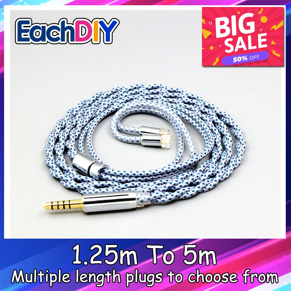 

99% Pure Silver Mix Graphene OCC Shielding Earphone Cable For UE11 UE18 pro QDC Gemini Gemini-S Anole V3-C V3-S V6-C LN008638