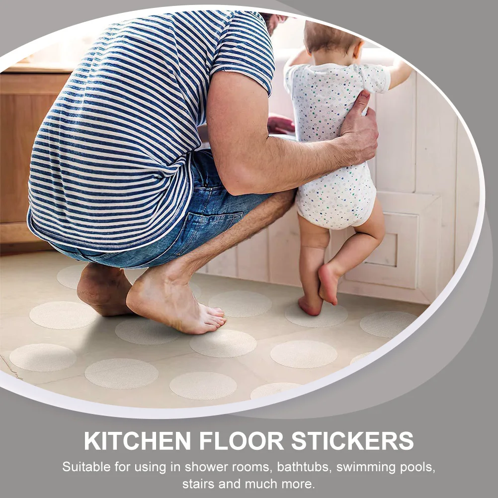 

1 set 1 Set Anti-Slip Peva Stickers Transparent Non-Skid Stickers For Bath Floor Shower Pool Stair Bathtub Safety Decals