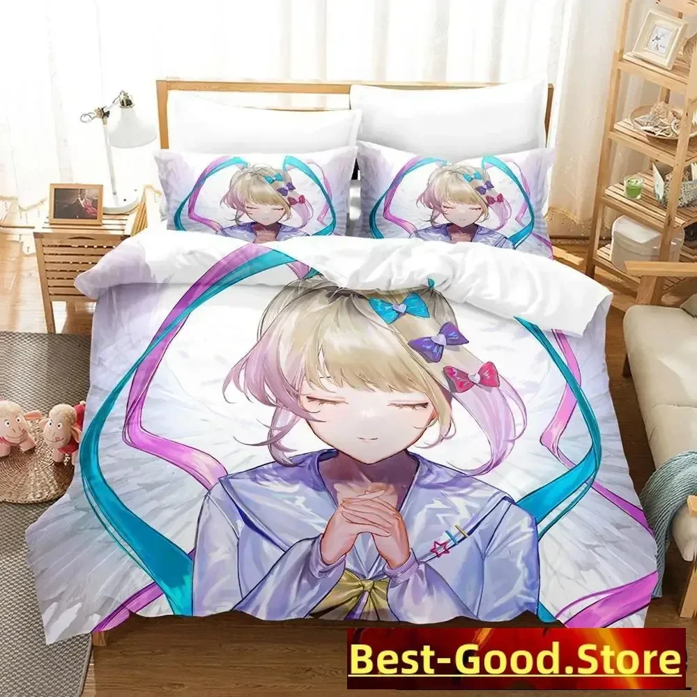 NEEDY GIRL OVERDOSE Bedding Set Cartoon Anime three-piece set Adult Kid Bedroom Duvetcover Sets 3D Kawaii Girls conjunto de cama