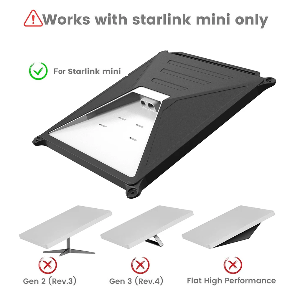Custodia protettiva con ventosa Custodia protettiva anti-urto e antigoccia per accessori Starlink Mini