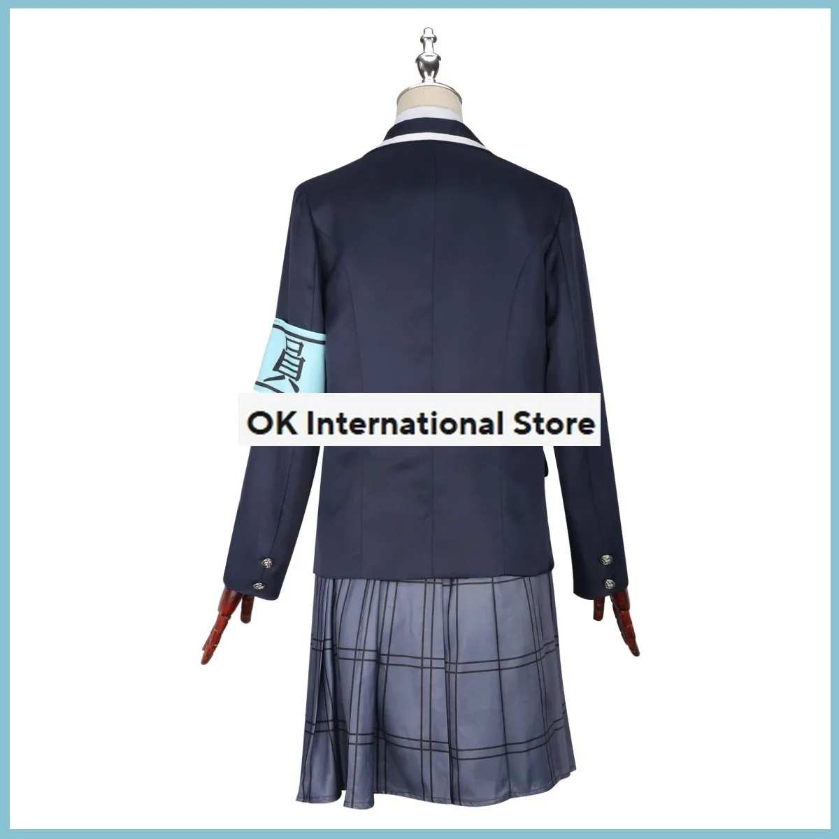 Game The Animation Blue Archive Okusora Ayane Cosplay Costume Wig Japanese JK School Uniforms Shoes Woman Kawaii Campus Suit