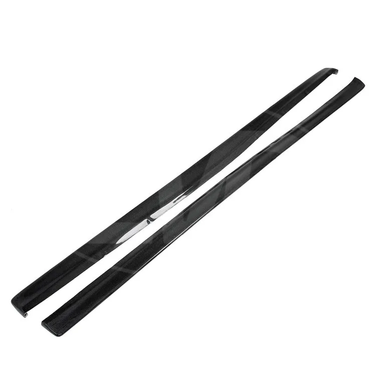 

FOR 2001-2007 MITSUBISHI LANCER EVOLUTION EVO 7 8 9 CARBON FIBER SIDE SKIRT EXTENSIONS (PLAIN WAVE) DAMD STYLE